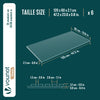 6er Set Akustikpaneele 120 × 60 × 2,1 cm, Akustik Wandpaneele in Holzoptik Dunkel-Eiche - vuunot.com