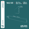 25er Set verzinkt Metall Rasenkante Beeteinfassung 100×13 cm, Silber - vuunot.com