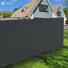 Zaunblende 1.8×10m, Sichtschutz Zaun 230 g/m² HDPE Schattiernetz, Anthrazit - vuunot.com