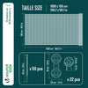 Zaunblende 1.5×10m, Sichtschutz Zaun 90 g/m² HDPE Schattiernetz, Grau - vuunot.com