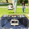 Hundebox faltbar, Oxford-Gewebe, Transportabel 50x35x36 cm S Beige - vuunot.com