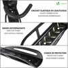 Fahrradhalter Wand 4er-Set zum Aufhängen, Ideal für Garage o. Keller, schwarz - vuunot.com