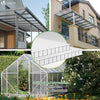 Gewächshausplatten 10er Set, Polycarbonatplatten Hohlkammerplatten Doppelstegplatten 6mm - vuunot.com