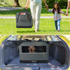 Hundebox faltbar, Oxford-Gewebe, Transportabel 70x52x52 cm L Grau - vuunot.com