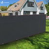 Zaunblende 1.5×10m, Sichtschutz Zaun 230 g/m² HDPE Schattiernetz, Anthrazit - vuunot.com