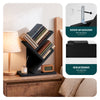 Bücherregal Baumform Standregal Bücher Regal 30x16x40,5 cm Schwarz - vuunot.com