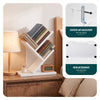 Bücherregal Baumform Standregal Bücher Regal 30x16x40,5 cm Weiß - vuunot.com