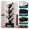 Bücherregal Baumform Standregal Bücher Regal 38x19x113 cm Schwarz - vuunot.com