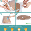 9er Set Große Vakuum Aufbewahrungstasche mit Pumpe, 4 Vakuumbeutel, 4 EDENOO Aufbewahrungstasche mit Griff und Reißverschluss, Grau - vuunot.com