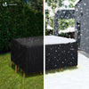 Abdeckung Gartenmöbel 420D Oxford Gewebe 213x132x73cm Schwarz - vuunot.com