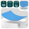 Rutschfester Tritthocker bis 180 kg, Steighilfe & Einstiegshilfe Trittstufe 50x40x10 cm Blau - vuunot.com
