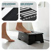 Tritthocker Klappbar Klapphocker faltbar mit integriertem Griff 39,5 x 24 x 13 cm Schwarz - vuunot.com