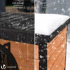 Katzenhaus aus Holz, Katzenhaus mit Asphaltdach, Draussen Katzenhütte 57 x 45 x 43 cm - vuunot.com