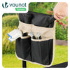 2in1 Kniebank für Gartenarbeit, Gartenhocker Klappbar, Schwarz - vuunot.com