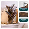 Bücherregal Baumform Standregal Bücher Regal 30x16x60 cm Braun - vuunot.com