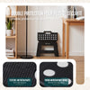 Klapphocker Faltbar Rutschfester Tritthocker mit Tragegriff 32 x 25 x 22 cm Schwarz - vuunot.com