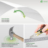 Gewächshausplatten 10er Set, Polycarbonatplatten Hohlkammerplatten Doppelstegplatten 6mm - vuunot.com