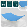 Rutschfester Tritthocker bis 180 kg, Steighilfe & Einstiegshilfe Trittstufe 43x33x11 cm Blau - vuunot.com