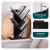 Bücherregal Baumform Standregal Bücher Regal 30x16x60 cm Schwarz - vuunot.com