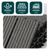 16 Stück WPC Terrassenfliesen 30x30 cm, Klickfliesen Outdoor 1.5m² Grau - vuunot.com