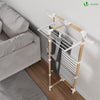 VOUNOT Tendedero de Pie de Torre 3 Niveles 69x136x69 cm, Weiß - vuunot.com