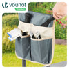 2in1 Kniebank für Gartenarbeit, Gartenhocker Klappbar, Grau - vuunot.com