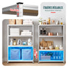 Schwerlastregal 2er Set, Regal Lagerregal Kellerregal, 80x40x160cm, 4 Böden - vuunot.com