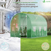 Gewächshaus Foliengewächshaus Winterfest Tomatenhaus Folientunnel, 3x2x2m 6m² - vuunot.com