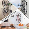 Fahrradhalter Wand 4er-Set zum Aufhängen, Ideal für Garage o. Keller, schwarz - vuunot.com