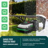 Mähroboter Garage Carport 82x80x46 cm ALU-Verstärkung Braun - vuunot.com