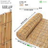 Schilfrohrmatte Verstärkt 90x600 cm, Schilfmatten Sichtschutz, Windschutz & Sonnenschutz, Gartensichtschutz - vuunot.com