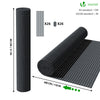 PVC Sichtschutzmatte 80x300 cm, Sichtschutz für Balkon Terrasse, Grau - vuunot.com