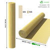 PVC Sichtschutzmatte 90x300 cm, Sichtschutz für Balkon Terrasse, Bambus - vuunot.com