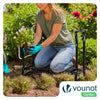2in1 Kniebank für Gartenarbeit, Gartenhocker Klappbar, Schwarz - vuunot.com