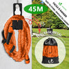 Flexibler Gartenschlauch 45m, Flexibel Wasserschlauch Dehnbarer mit 10 Sprühfunktionen, Orange - vuunot.com