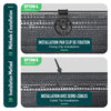 Zaunblende 1×10m, Sichtschutz Zaun 90 g/m² HDPE Schattiernetz,Anthrazit - vuunot.com