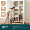Klapphocker Faltbar Rutschfester Tritthocker mit Tragegriff 32 x 25 x 22 cm Grau - vuunot.com