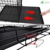 Hundekäfig Klappbar, Hundebox Auto mit Bodenschale, 92x58x64cm L - vuunot.com