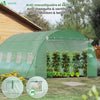 Gewächshaus Foliengewächshaus Winterfest Tomatenhaus Folientunnel, 4x3x2m 12m² - vuunot.com