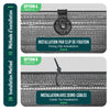 Zaunblende 1.5×10m, Sichtschutz Zaun 90 g/m² HDPE Schattiernetz, Grau - vuunot.com