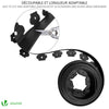 Flexible Rasenkante Beeteinfassungen Kunststoff, mit 30 Erdanker, Länge 10m Höhe 5cm, Schwarz - vuunot.com