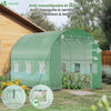 Gewächshaus Foliengewächshaus Winterfest Tomatenhaus Folientunnel, 3x2x2m 6m² - vuunot.com