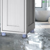 Badezimmerschrank Hoch mit 2 Türen und 1 Schublade, Badschrank Schmal, Badezimmer Hochschrank, 20x20x180cm, Weiss - vuunot.com