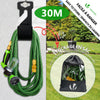 Flexibler Gartenschlauch 30m, Flexibel Wasserschlauch Dehnbarer mit 8 Sprühfunktionen & Spülmittelbehälter, Grün - vuunot.com