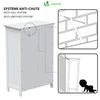 Badezimmerschrank mit 4 Schubladen & 1 Schranktür für Badezimmer 30x55x82cm Weiß - vuunot.com
