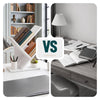 Bücherregal Baumform Standregal Bücher Regal 30x16x40,5 cm Weiß - vuunot.com