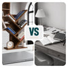 Bücherregal Baumform Standregal Bücher Regal 30x16x60 cm Braun - vuunot.com