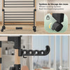 VOUNOT Tendedero de Pie de Torre 3 Niveles 69x136x69 cm, Negro - vuunot.com