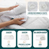 Bettdecke 260x240 cm, 4 Jahreszeiten Winterdecke 2er Set 500GSM - vuunot.com