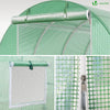 Gewächshaus Foliengewächshaus Winterfest Tomatenhaus Folientunnel, 3x2x2m 6m² - vuunot.com